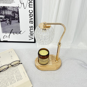 Nouvelle Lampe Chauffe-Cire Créative pour Décoration d'Intérieur, Réglable en Hauteur, Cadeau de Pendaison de Crémaillère, Lampe Chauffe-Cire en Verre Rétro avec Minuteur - Product Image 3