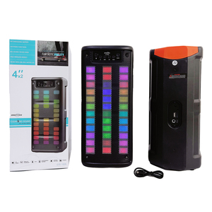Système de cinéma maison rechargeable pour l'extérieur, portabilité, caissons de basses sans fil, <span class=keywords><strong>radio</strong></span> FM avec micro, haut-parleur - Product Image 3
