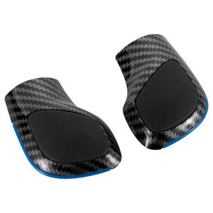 Poignée de levier de vitesse en fibre de carbone, bord bleu, couvercle de levier de vitesse DSG pour Volkswagen, conception ergonomique - Product Image 4