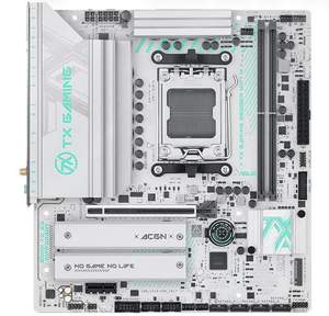 เมนบอร์ด TX GAMING B650EM WIFI W, ซ็อกเก็ต AM5 สำหรับซีพียูเดสก์ท็อปซีรีส์ 9000, 8000 และ 7000* - Product Image 1