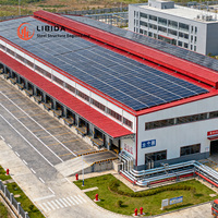 Entrepôt préfabriqué de structure métallique d'usine en acier standard CE