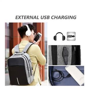 New Arrival Custom Outdoor School Laptop Travel Unisex Casual Sports Waterproof <b>Backpack</b> with USB Oxford Polyester - Product Image 5