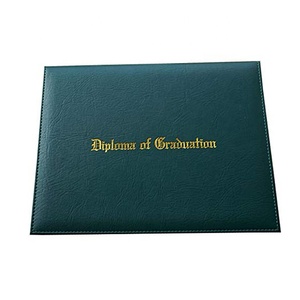 A3 or <strong>A4</strong> Leather <strong>Cardboard</strong> File Book Custom Logo Graduation <strong>Certificate</strong> Holder <strong>Frame</strong> Wholesale - Product Image 3