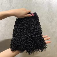 Perruque en cheveux vierges Remy vietnamiens et cambodgiens doublement tirés, mèches de cheveux bouclés birmans bruts, fournisseur avec alignement des cuticules