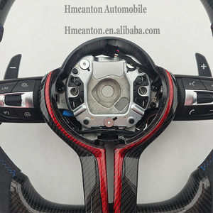 Volante Deportivo de Fibra de Carbono y Cuero Perforado con LED para BMW Serie 3, Serie 5, F10, F20, F30, F90, F01, F02 - Product Image 4
