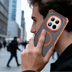Funda Protectora para Teléfono Xiaomi <span class=keywords><strong>Redmi</strong></span> <span class=keywords><strong>Note</strong></span> 15 Pro Pro+ 5G con Cuatro Esquinas con Airbag Anti-caída, Lente Metálica, <span class=keywords><strong>Carga</strong></span> Inalámbrica Magnética - Product Image 6