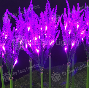 Lámpara Decorativa Pequeña LED Solar Lavender Glow, IP65 Impermeable, para Instalaciones en Parques y Caminos de Ocio - Product Image 3