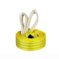 Sangle de levage en polyester sans fin avec cordon en fibre de 1 à 8 tonnes