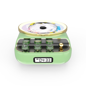 Cổ Điển Retro Xách Tay Mini Máy Nghe Nhạc CD Không Dây Loa Bt Thiết Kế Mới Nhà Theatre Điện Thoại Di Động 4000MAh Có Thể Sạc Lại Pin FM - Product Image 2