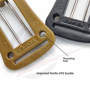 AB-011 UTX Duraflex ตัวล็อคสำหรับผลิตภัณฑ์กลางแจ้ง ที่หนีบท่อน้ำ, ที่หนีบท่อน้ำพลาสติก DIY, เชือกยางยืด, คลิปเหล็ก - Product Image 3