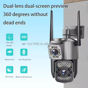 Cámara IP DE SEGURIDAD CCTV WIFI impermeable para exteriores V380 Pro CMOS Sensor de imagen NVR opciones de datos en la nube acceso a tarjeta Sim 4G - Product Image 4