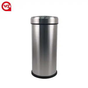 30L50Lプレスタイプのステンレス鋼のゴミ箱はワンタッチのゴミ箱を丸めることができます