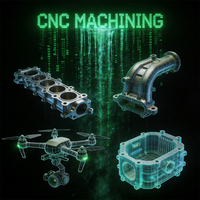 Service d'usinage CNC 5 axes de haute qualité avec précision dimensionnelle pour petites pièces, prix mini-centre, acier inoxydable