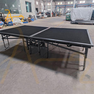 Offre Spéciale réglable Mobile extérieur fer événement Concerts scène plate-forme pliable Durable facile installer mariage Portable scène - Product Image 1