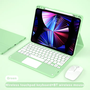 AilesTecca inalámbrico desmontable portalápices Flip Stand teclado tableta funda para <span class=keywords><strong>iPad</strong></span> 12,<span class=keywords><strong>9</strong></span> pulgadas 2022/2021/2019/<span class=keywords><strong>2018</strong></span> - Product Image 5