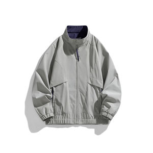 Chaqueta con cuello alto y logotipo personalizado para hombre, chaqueta informal de negocios para exteriores resistente al viento e impermeable, chaqueta ejecutiva de gama alta - Product Image 4