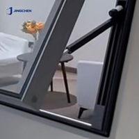 JINGCHEN - Ventana de Techo de Aluminio con Rotura de Puente Térmico, Ventana Abatible con Doble Acristalamiento Low-E, Insonorizada e Impermeable, Personalizada para Ático