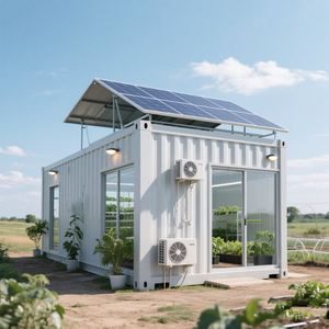 Contenedor Agrícola para Cultivo en Invernadero, con Energía Solar, Edificios Prefabricados Funcionales, Casas Prefabricadas, Contenedor de Cultivo - Product Image 1