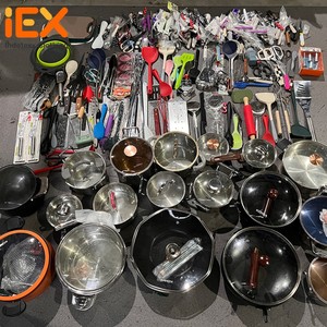 Ensemble d'ustensiles de cuisine pliables en silicone Zagumi, batterie de cuisine, casseroles et poêles, vente en gros, prix d'usine, export en vrac - Product Image 1