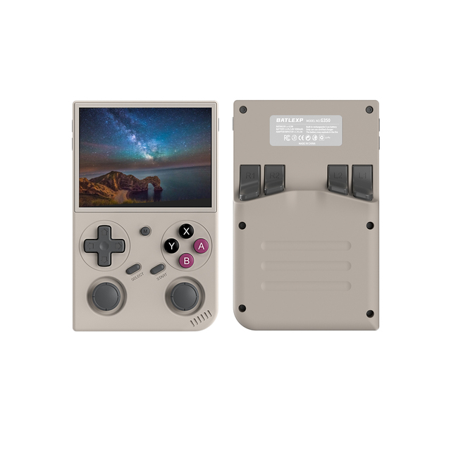 G350 New Handheld Portable Game Console Classic Retro Arcade Games, with Multiple Languages, Supports Multiple Game Formats
