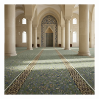 Tapis de prière de luxe pour mosquée, motif chinois, tapis de prière musulman en rouleau mural, nouveau design pour mosquée