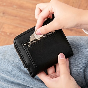 Portefeuille fin pour femme Boshiho RTS en PU, porte-monnaie, portefeuille court en PU pour femme - Product Image 3