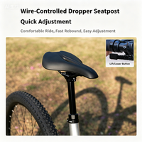 Vélo électrique tout-terrain Gen 12 vitesses sans fil 48V 15Ah avec batterie dissimulée 500W et capteur de couple, VTT électrique à pneus larges
