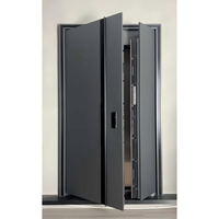 Porte de sécurité en acier inoxydable, antivol, étanche, isolante thermiquement, design moderne pour supermarché, chambre, appartement, entrée de centre commercial