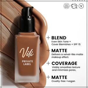 ขายส่งมอยเจอร์ไรเซอร์จํานวนมากแต่งหน้ารากฐานของเหลวอินทรีย์รากฐานกันน้ํา - Product Image 4