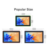 Panel Kontrol Cerdas 8 Inci Tablet Android NFC untuk Ruang Konferensi dengan Sistem Kontrol Komersial Pencahayaan Sekitar