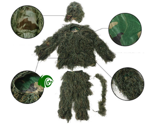Tenue Ghillie Confortable à Motif Feuillage Stéréo Anti-Infrarouge pour Activités Sauvages en Extérieur et Sports Décontractés - Product Image 5