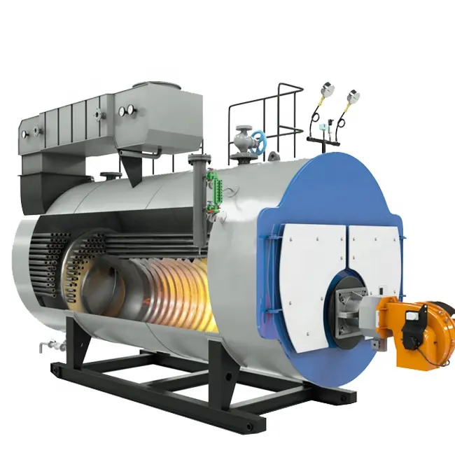 蒸気ボイラー3パス波形炉4000リットル1時間あたり高効率ディーゼル燃料