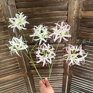 Arreglo floral de una sola rama de lirio araña artificial Junheyuan para decoración de bodas, hogar y accesorios de fotografía. - Product Image 2