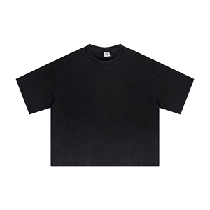 เสื้อยืดคอตตอนถักสีพื้น ป้องกันรอยยับ พิมพ์โลโก้ได้ตามต้องการ สำหรับผู้ชาย แขนสั้น ทรงพอดีตัว ระบายอากาศได้ดี เนื้อผ้านุ่ม ใส่สบาย เหมาะสำหรับฤดูร้อน - Product Image 2