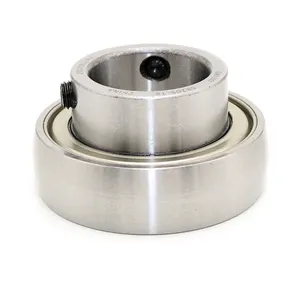 SB205-16 SB205 DALUO 1" 25.4mm Bore Spherical Insert Bearing With Setscrew Locking Standard Duty Narrow Inner Ring Chrome Steel