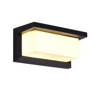 Lampu Dinding Luar Ruangan LED Tahan Air IP65 Lampu Dinding Sensor Gerak PIR AC85-265V Lampu Hias Taman Balkon Teras Rumah Dalam Ruangan