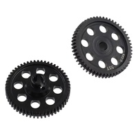 Pièces de rechange pour Buggy RC 2WD 1/16 LOS01016, engrenage droit en acier 0,5M 54T/55T, pas 0,5M, matériau métallique