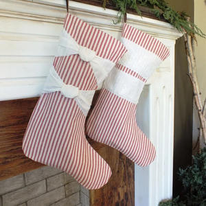 Medias navideñas <span class=keywords><strong>2023</strong></span> lienzo medias navideñas calcetín familiar chimenea adorno de árbol de Navidad - Product Image 2