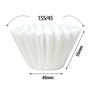 Papel de Filtro de Café Comercial para Cafetera <span class=keywords><strong>Moka</strong></span>, 155 Unidades, en Forma de Pastel/Cesta/Tazón, Diseño Minimalista/Nórdico, Bolsa de Papel de Filtro para Tartas - Product Image 2