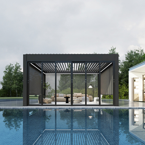 Toldo Motorizado Ajustable Personalizado OEM para Villa, Impermeable, para Balcón, Patio, Terraza, Piscina, Exterior, Ecológico, Eléctrico, de Aluminio - Product Image 2