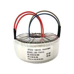 custom 110v To 240v 75va 110 v isolation core power toroid ring core smart pure copper wire winding inductor transformer