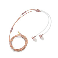 Tube d'air anti-rayonnement sans bruit écouteur filaire sans EMF avec boîte d'emballage de vente au détail complète fil blindé en métal FC31