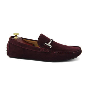 La maggior parte dei confortevole degli uomini del Vino tutti in pelle pieno di modo di colore mocassini casual <span class=keywords><strong>scarpe</strong></span> classiche da uomo - Product Image 1