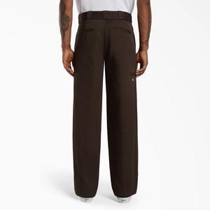 <span class=keywords><strong>Pantalon</strong></span> décontracté pour homme, taille mi-haute, coupe ample et droite, avec braguette zippée, service OEM - Product Image 2