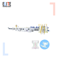 Welldone Full Servo Automatische Windel herstellungs maschine für Erwachsene/Babys zum besten Preis made in China