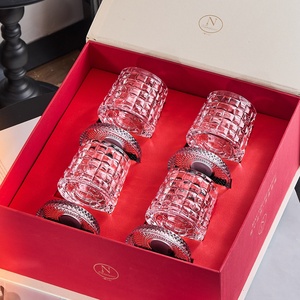 Juego de Vasos Giratorios para Whisky Estilo <span class=keywords><strong>Macallan</strong></span>, Regalo de Lujo con Temática de Boda para Parejas - Product Image 2