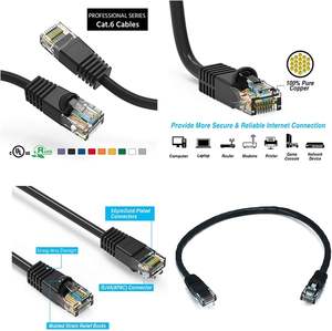 Cordon de raccordement <span class=keywords><strong>Ethernet</strong></span> UTP extérieur Cat <span class=keywords><strong>6e</strong></span> des fabricants solides Câble LAN toronné réseau en cuivre RJ45 Prix compétitif - Product Image 2
