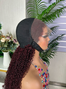 Peluca rizada pixie 13*4 sdd de cabello humano 100% natural de alta densidad - Product Image 4