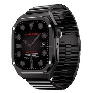 MIUNDA Smart Watch MU-W20 for Men Bluetooth Call Notification 1.96" AMOLED Screen 340mAh Fitness tracker heart rate smartwatches