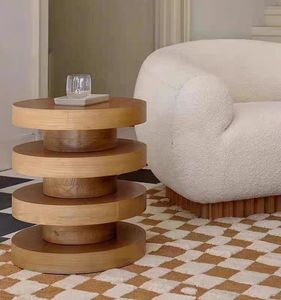 Nordic Creative tavolino da letto rotondo <span class=keywords><strong>in</strong></span> <span class=keywords><strong>legno</strong></span> tavolino <span class=keywords><strong>moderno</strong></span> salotto angolo piccolo tavolino <span class=keywords><strong>per</strong></span> <span class=keywords><strong>soggiorno</strong></span> - Product Image 5